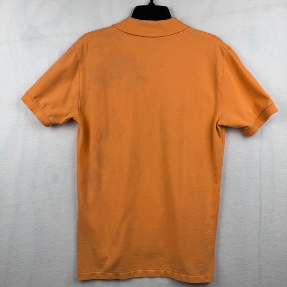 Polo by Ralph‎ Lauren Men's Small Orange Polo Shirt Green Pony Casual - Picture 7 of 7